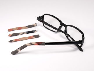 Tartan Soft Tip temple covers By Templesox for eyeglasses or sunglasses.
